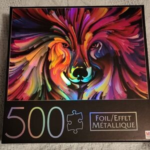 Colorful Iradescent Dog Puzzle